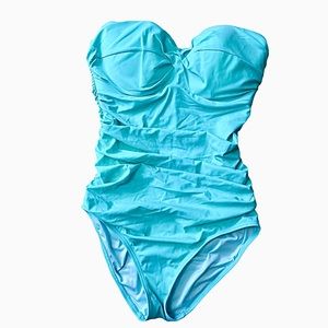 Victoria’s Secret Mint Green Strapless One Piece